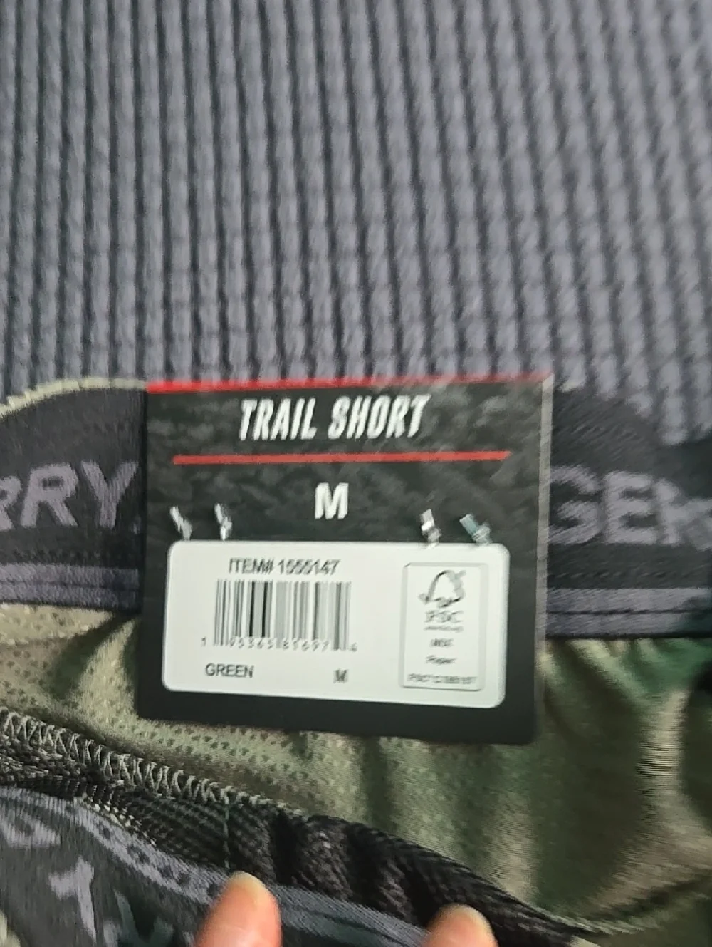Gerry Olive Green Trail Short with Elastic Waist - Picture 7 of 7